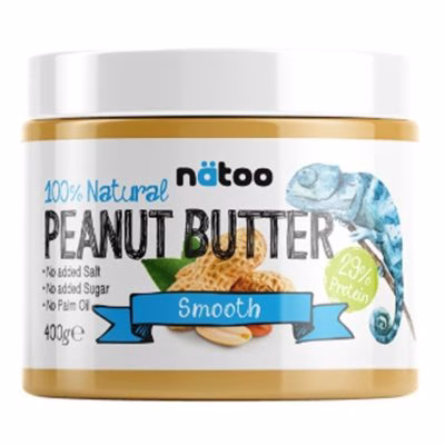 NATOO 100_ Peanut Butter 30_ Protein Smooth 400gr