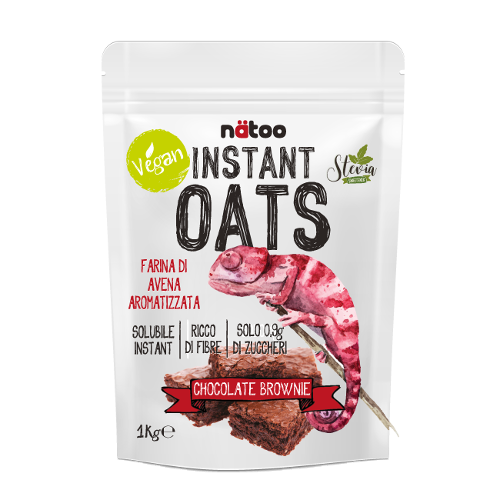 Natoo Instant Oats 1 kg – Farina d’Avena Aromatizzata - immagine 2