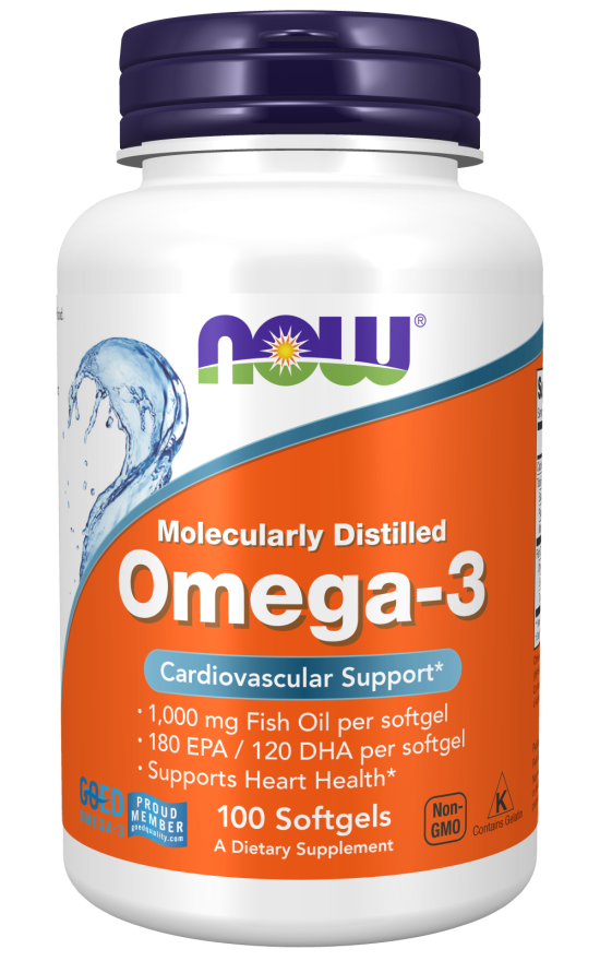 NOW OMEGA-3 1000mg (180/120) md - 100 perle