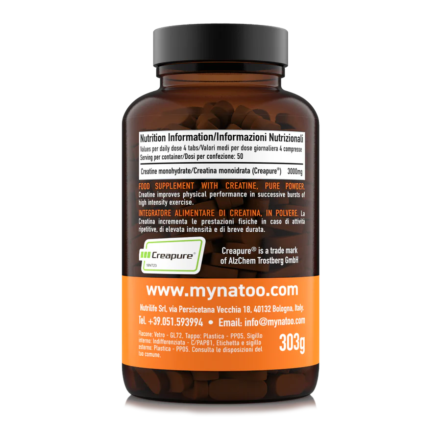 NATOO Performance Creatina Creapure 200tabs - immagine 2
