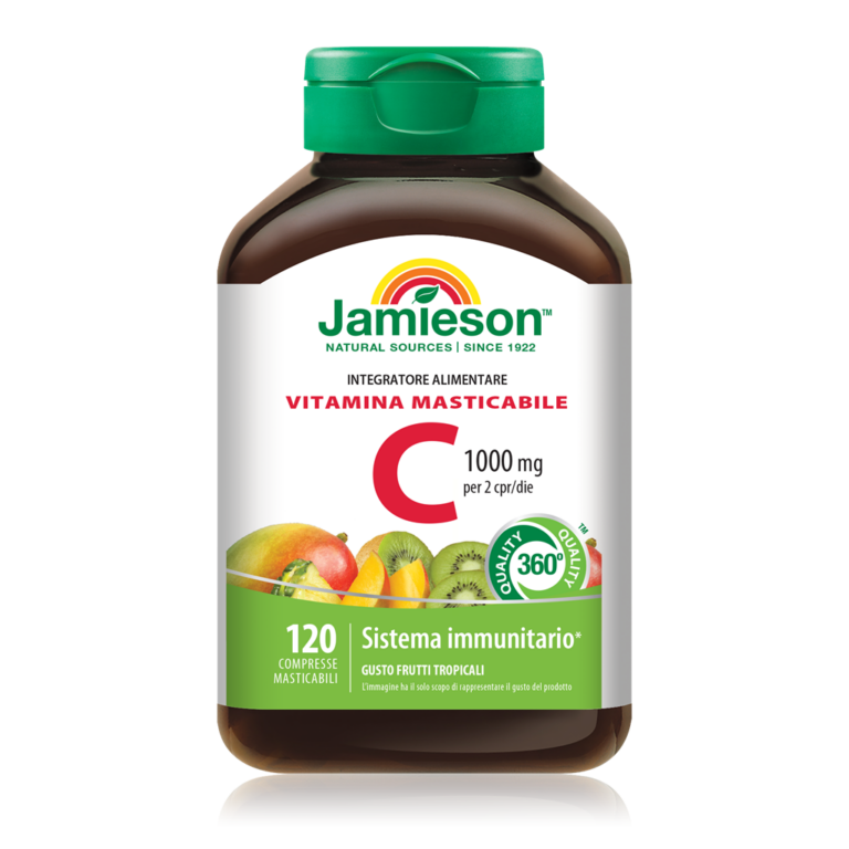JAMIESON VIT C MAST 1000MG TROPICAL 120 CPR