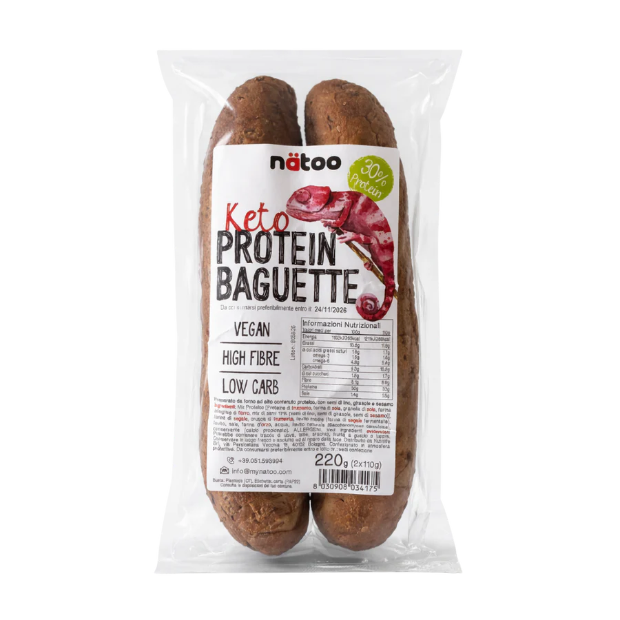 KETO PROTEIN BAGUETTE 220 GR (2X110 G)